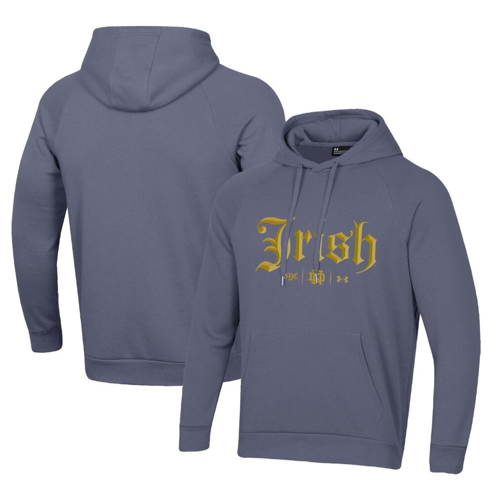 NWT Men's Under Armour Navy Notre Dame Fighting Irish 2024 Shamrock Series - Picture 3 of 3